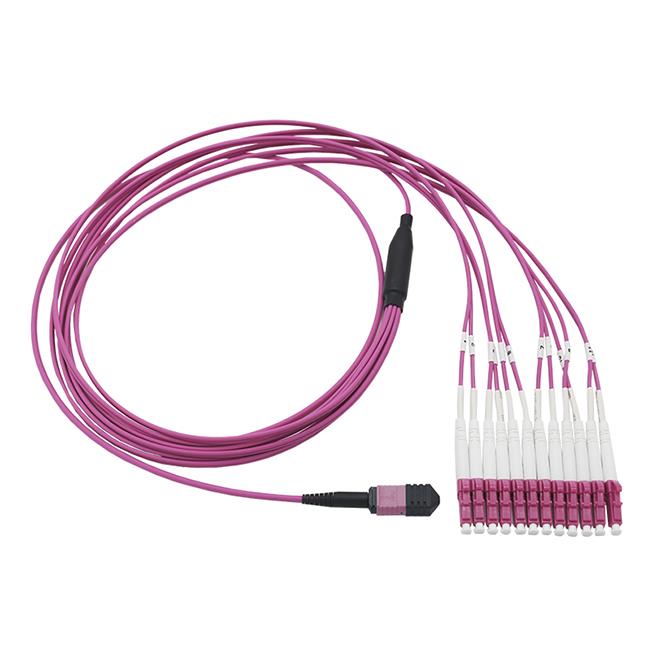 12 vezels MTP LC OM4-kabel